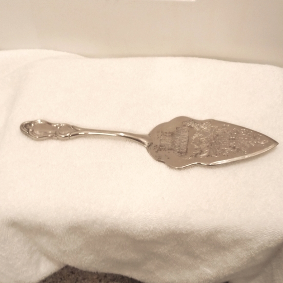 Silver plated Cake & Pie Server "Merry Christmas" - Picture 4 of 7